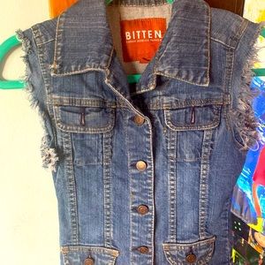 Size Small Bitten Jean Jacket.